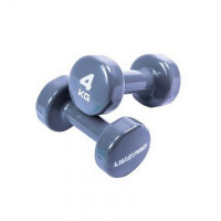 Гантели для аэробики 4 кг Live Pro Colored Studio Dumbbell LP8076-4\GY-00-00