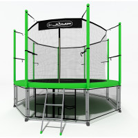 Батут i-Jump Classic Light 10ft с лестницей зеленый