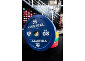 Диск 20кг YouSteel EVO Bumper Plate синий