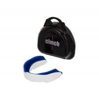 Капа одночелюстная Clinch Punch Double Layer Mouthguard C502 бело-синий