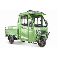 Грузовой электротрицикл RuTrike КАРГО Кабина 1500 60V1000W 022468-2236 зеленый