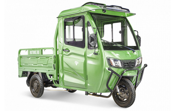 Грузовой электротрицикл RuTrike КАРГО Кабина 1500 60V1000W 022468-2236 зеленый 600_380