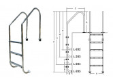 Лестница для бассейнов серии L L203 ПТК Спорт 021-0536