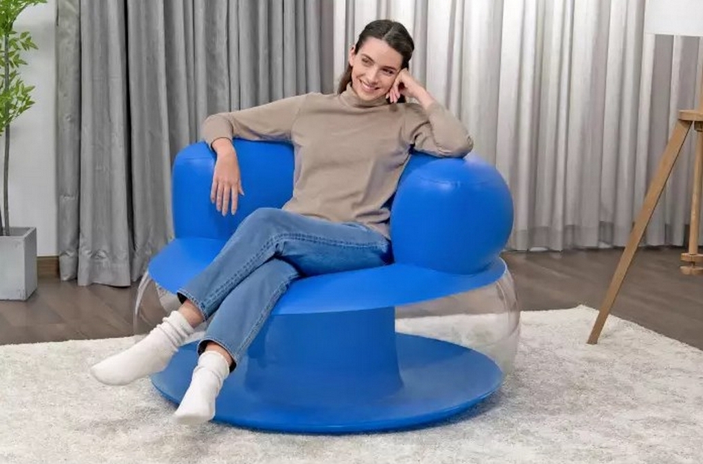 Надувно кресло 112x112x70см Bestway Mod Pod Air Chair 75138 2 цвета 1024_677