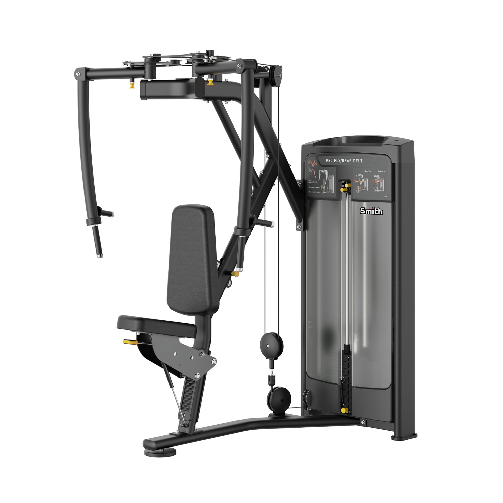 Баттефляй/Задняя дельта, стек 105кг Smith Fitness RE8003 2000_2000