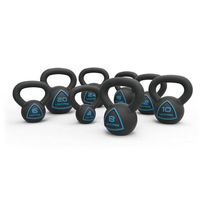 Чугунная гиря 8кг Live Pro Solid Cast Iron Kettlebell LP8041-08 800_800