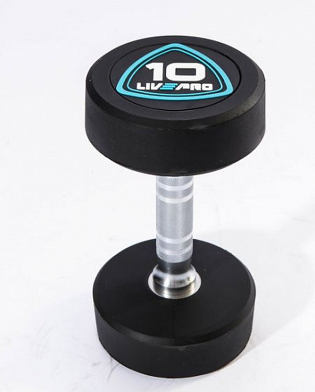 Гантели в уретане 7 кг Live Pro Studio Dumbbells LP8075-07 642_800