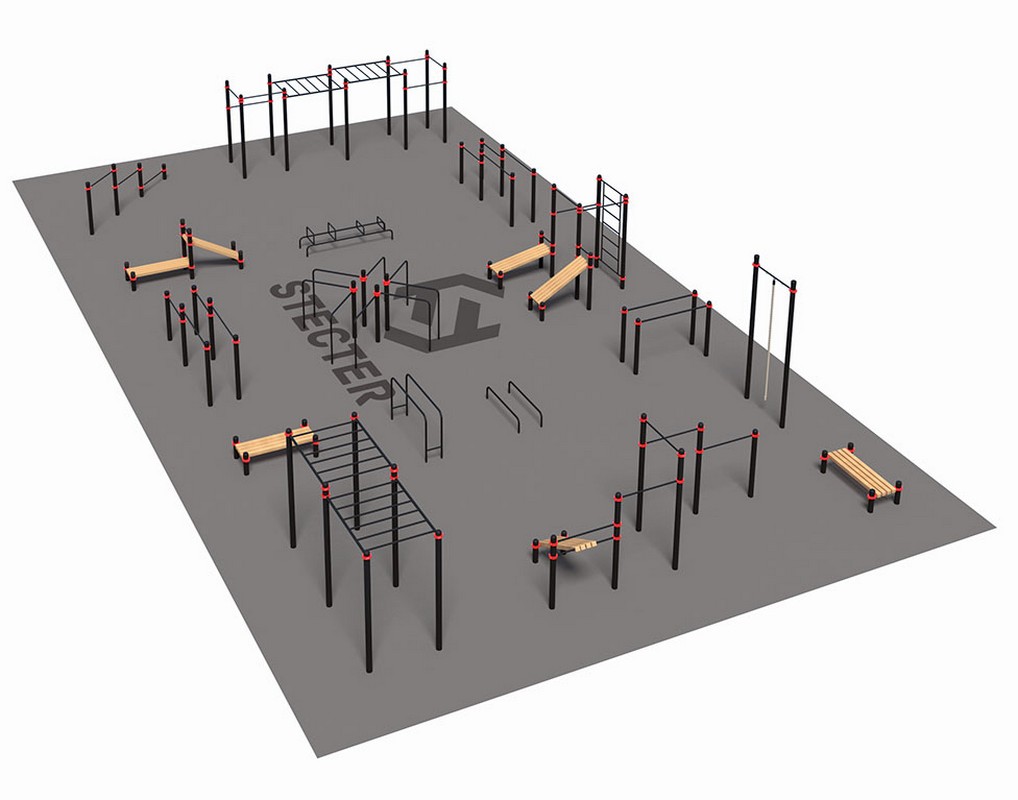 Проект Stecter Парковая площадка для Воркаут 4-3 5084 1018_800