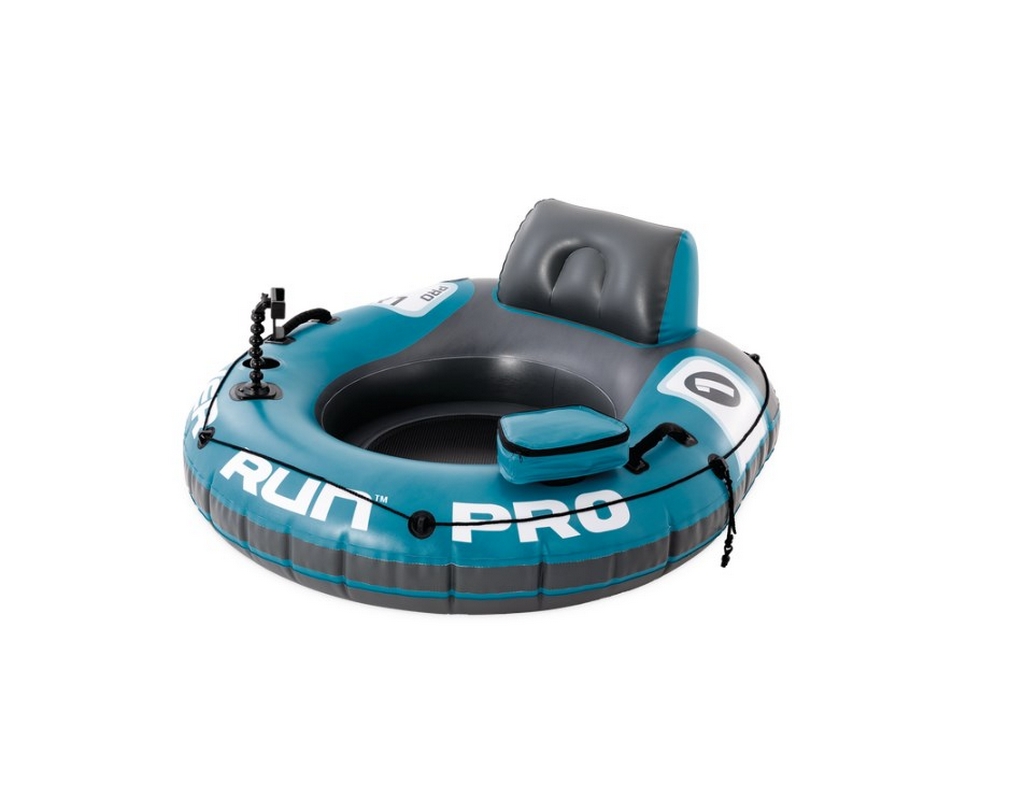 Надувной круг-кресло 140х132см, с  ручками, до 100кг Intex River Run 1 56843 1024_800