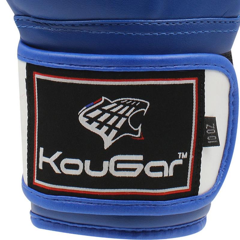 Боксерские перчатки Kougar KO300-8, 8oz, синий 800_800