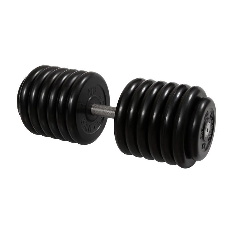 Гантель Профи с вращающейся ручкой, 66 кг MB Barbell MB-FdbM-B66 800_800