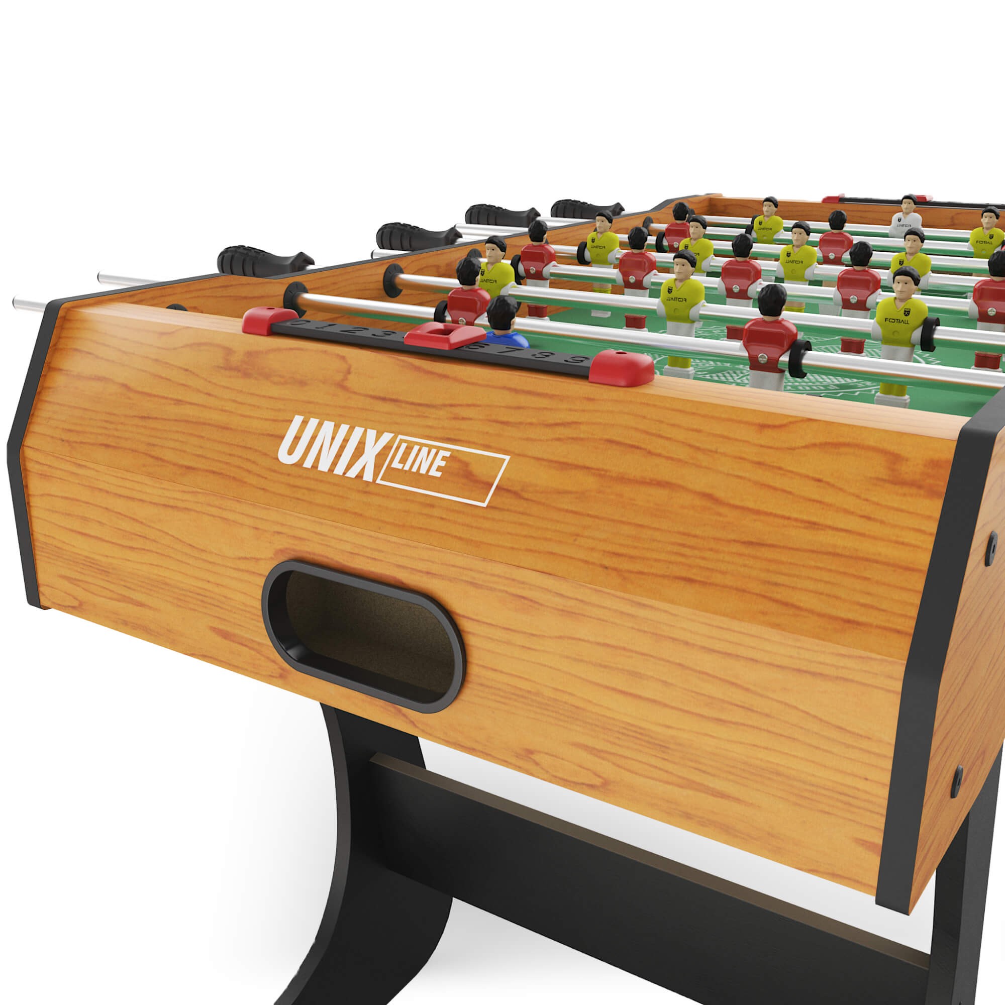 Игровой стол складной Unix Line Футбол - Кикер (122х61 cм) GTSFU122X61WD Wood 2000_2000