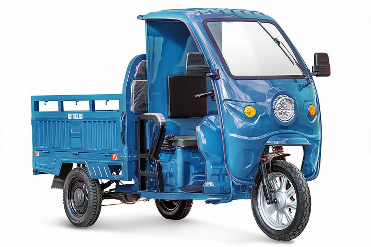 Грузовой электротрицикл RuTrike Гермес 1500 60V1200W 024456-2811 темно-синий матовый 1200_800