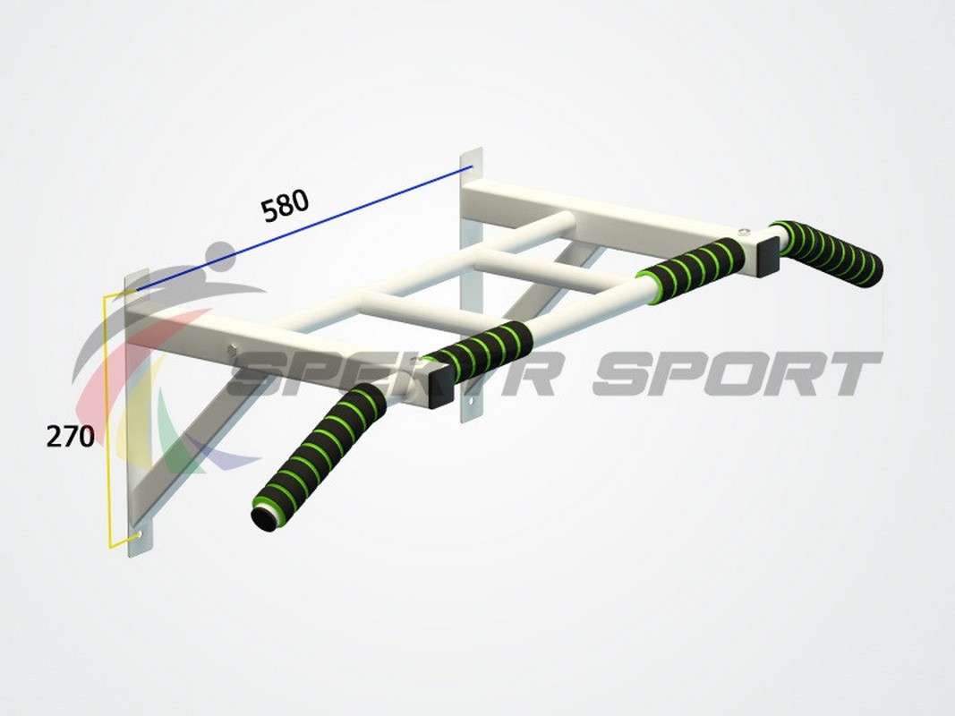 Турник настенный разборный Spektr Sport Орион, черный 1067_800