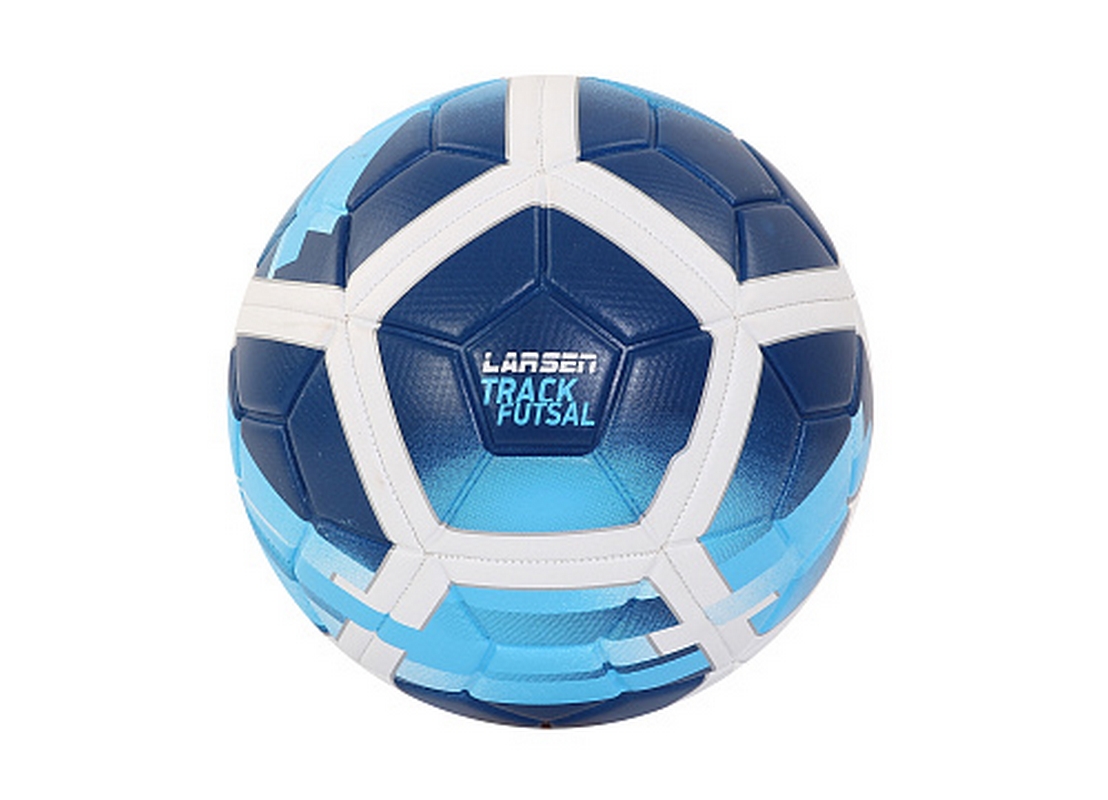 Мяч футбольный Larsen Track Futsal Blue р.4 1108_800