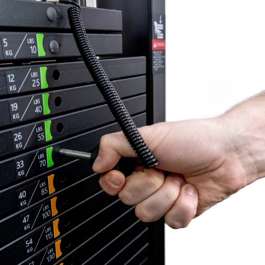 Горизонтальная тяга Protrain CP108 полностью черный 899_900