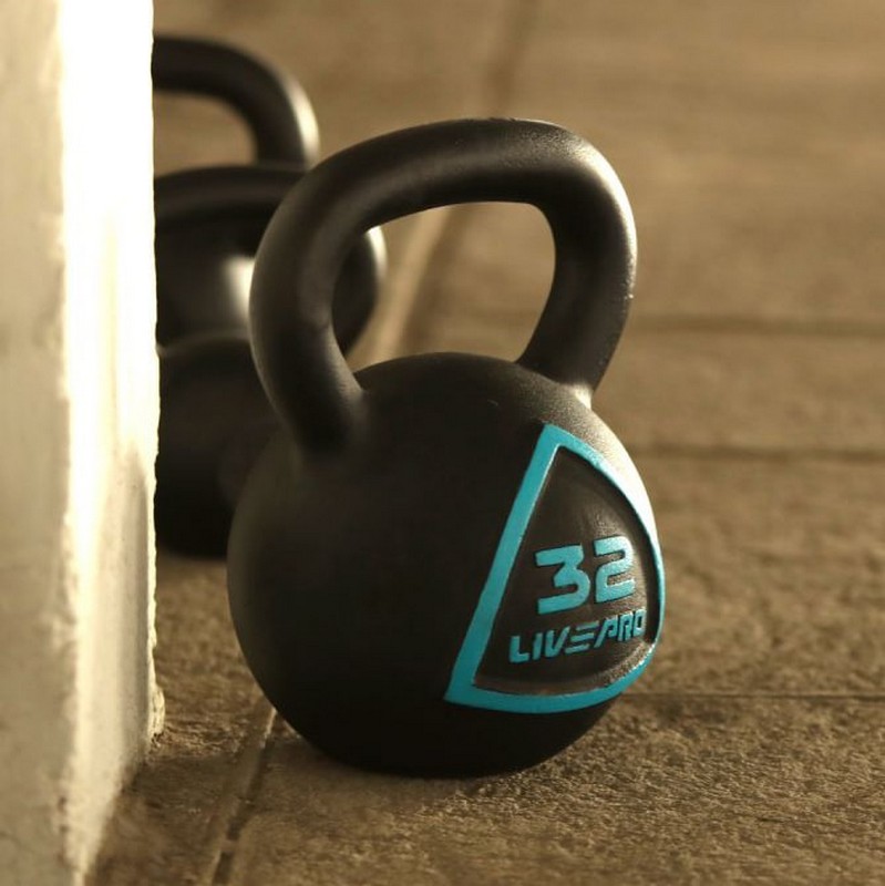 Чугунная гиря 20кг Live Pro Solid Cast Iron Kettlebell LP8041-20 799_800