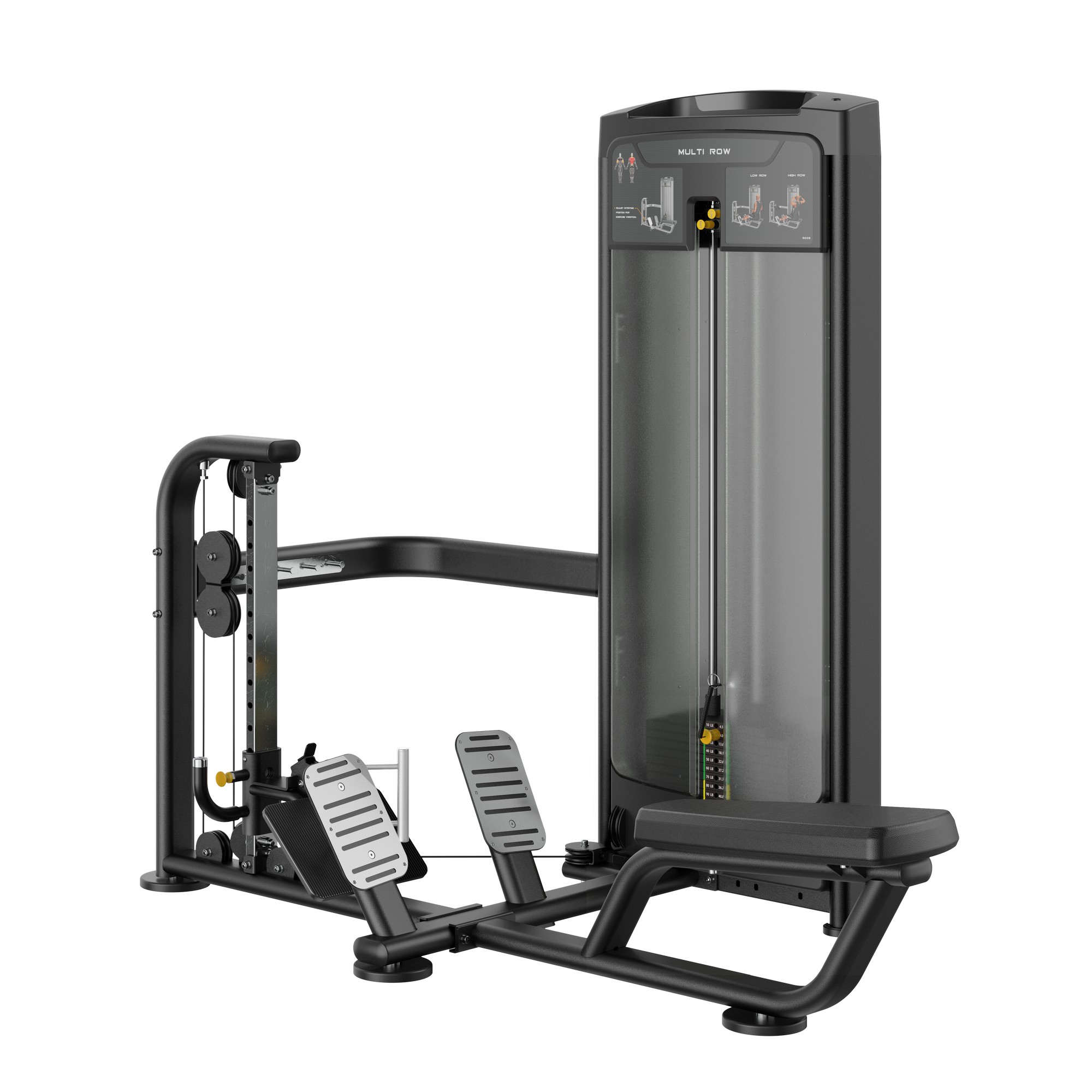 Гребная тяга\нижняя тяга Smith Fitness RE8005 стек 105кг 2000_2000