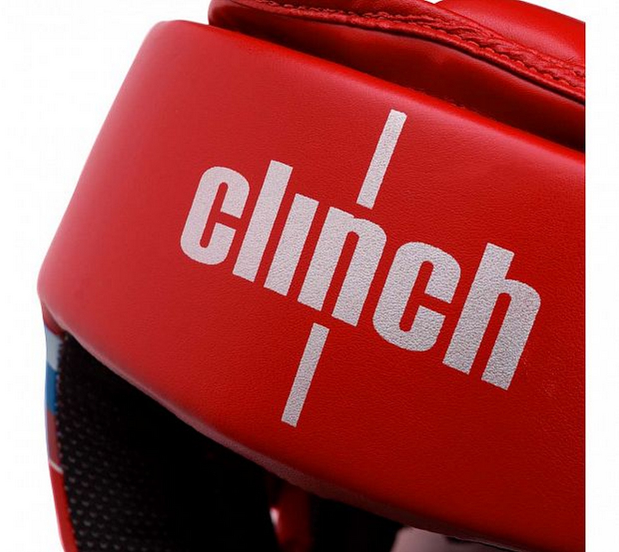 Шлем для единоборств Clinch Helmet Kick C142 красный 2000_1784