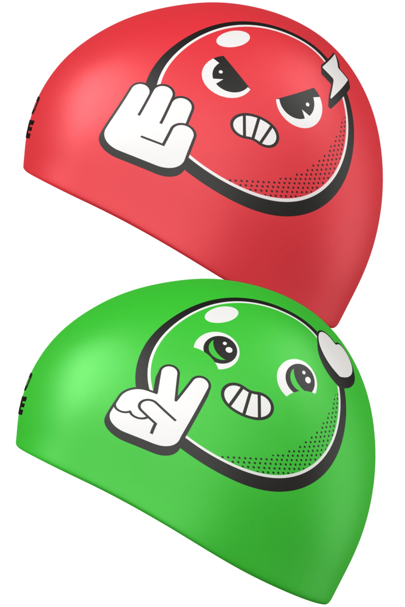 Силиконовая шапочка Mad Wave Reverse Smile M0554 38 0 00W Зеленый 1333_2000