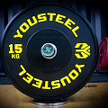 Диск 15кг YouSteel Traning PRO черный 120_120