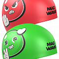 Силиконовая шапочка Mad Wave Reverse Smile M0554 38 0 00W Зеленый 120_120